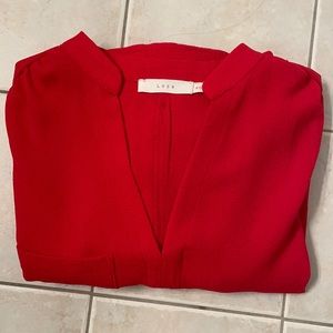Red lightweight long sleeve LUSH dress size: Medium